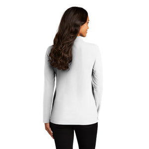 Port Authority Ladies Silk Touch Long Sleeve Polo. L500LS