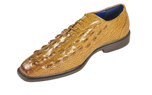 Roberto Chillini 6387 Men's Crocodile Print Dress Shoes