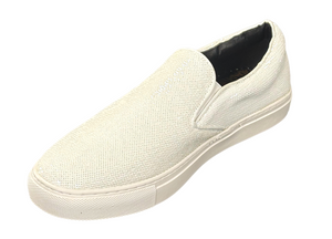 After Midnight 6758 Men’s Sequin Slip-On Sneakers – Casual Fashion Low Top Shoes