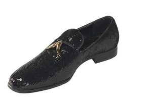 After Midnight 6759 Men’s Sequin Loafers Dress Shoes Formal Slip-On Prom Wedding Party Shoes