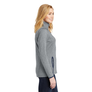 Sport-Tek Ladies Sport-Wick Stretch Contrast Full-Zip Jacket. LST853
