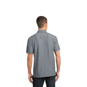 Port Authority Oxford Pique Double Pocket Polo K557