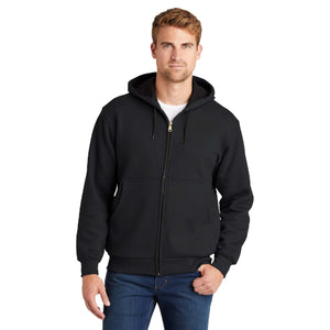 CornerStone - Heavyweight Full-Zip Hooded Sweatshirt with Thermal Lining. CS620