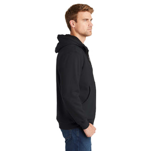 CornerStone - Heavyweight Full-Zip Hooded Sweatshirt with Thermal Lining. CS620