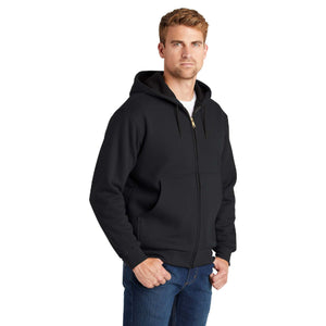 CornerStone - Heavyweight Full-Zip Hooded Sweatshirt with Thermal Lining. CS620