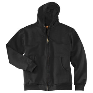 CornerStone - Heavyweight Full-Zip Hooded Sweatshirt with Thermal Lining. CS620
