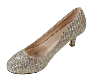 Bonnibel Wonda-01 Women’s Glitter Mid Heel Pumps