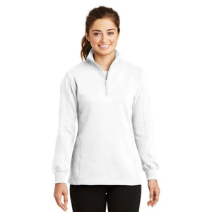 Sport-Tek Ladies 1/4-Zip Sweatshirt. LST253