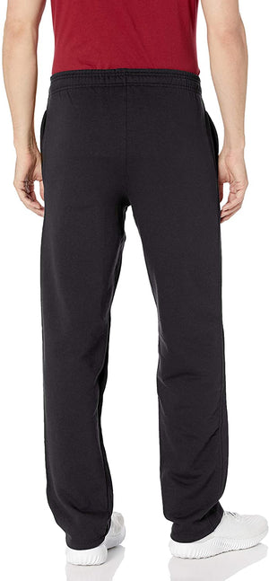 Champion Mens Powerblend Fleece Open Bottom Pants