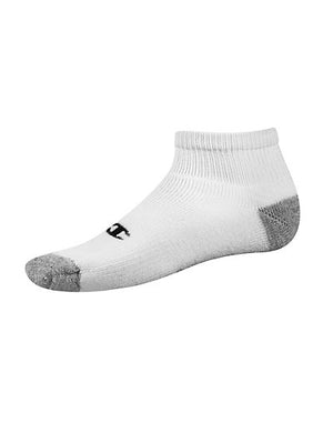 Champion Double Dry Performance Mens Quarter Socks 6-Pack