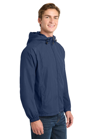 Sport-Tek Hooded Raglan Jacket. JST73