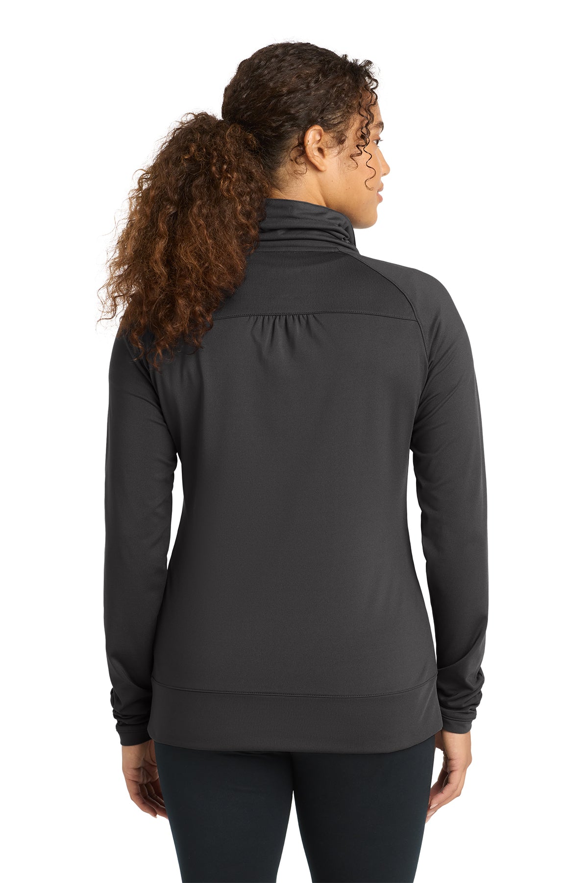 Sport-Tek Ladies Sport-Wick Stretch Full-Zip Jacket. LST852