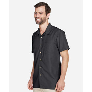 Harriton Men's Barbados Textured Camp Shirt - M560