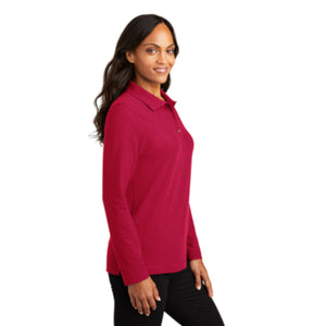 Port Authority Ladies  Silk Touch Long Sleeve Polo.  L500LS