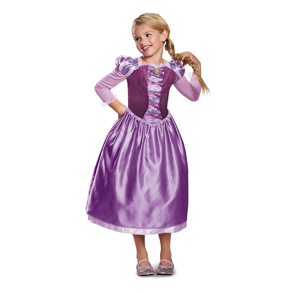 Disney Rapunzel Day Dress Classic Costume For Girls