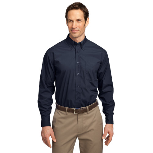 Port Authority Long Sleeve Easy Care  Soil Resistant Shirt.  S607