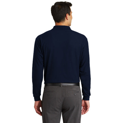 Port Authority Long Sleeve Silk Touch Polo with Pocket.  K500LSP