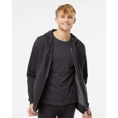 Independent Trading Co. SS4500Z Men's Midweight Hooded Full-Zip Sweatshirt