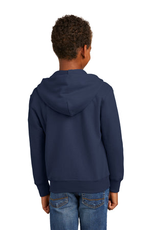 Port & Company - Youth Core Fleece Full-Zip Hooded Sweatshirt.  PC90YZH