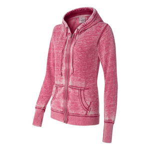 Women's Zen Fleece Full-Zip Hooded Sweatshirt- J Ameirca -8913