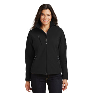 Port Authority Ladies Textured Soft Shell Jacket. L705