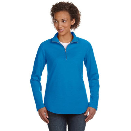 Ladies' Quarter-Zip French Terry Pullover