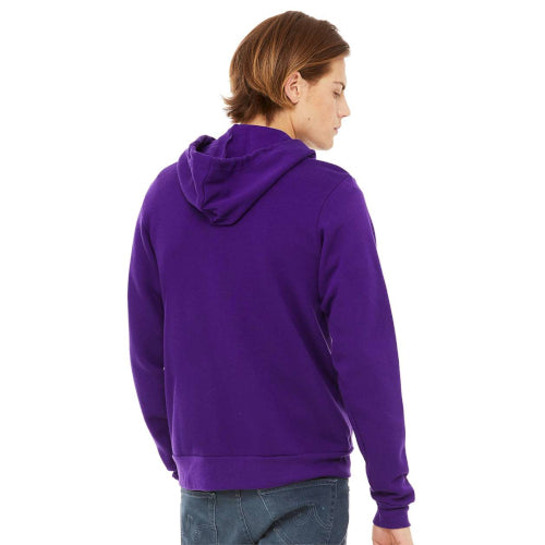 Bella + Canvas Unisex Poly-Cotton Fleece Full-Zip Hoodie - 3739