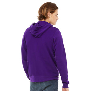 Bella + Canvas Unisex Poly-Cotton Fleece Full-Zip Hoodie - 3739