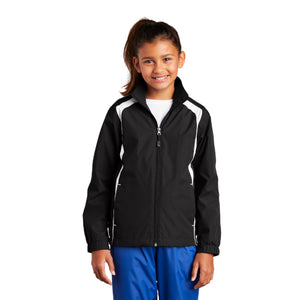 Sport-Tek Youth Colorblock Raglan Jacket. YST60