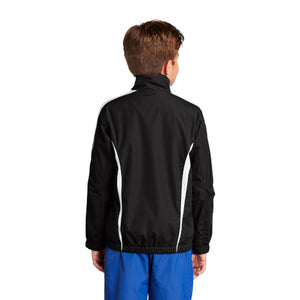 Sport-Tek Youth Colorblock Raglan Jacket. YST60