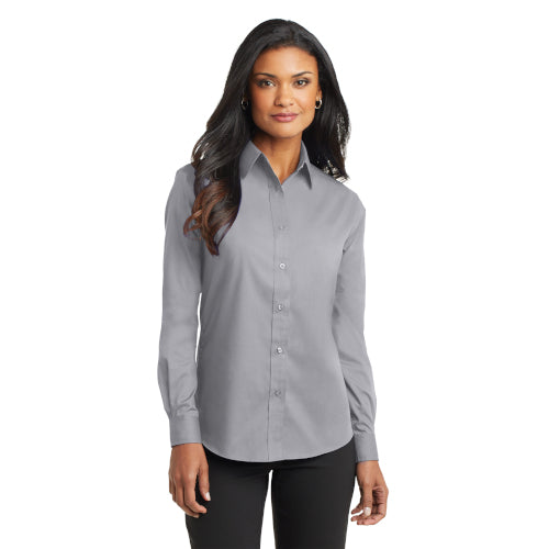Port Authority Ladies Long Sleeve Value Poplin Shirt. L632