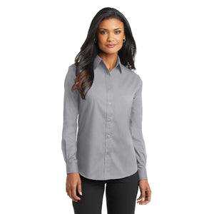 Port Authority Ladies Long Sleeve Value Poplin Shirt. L632