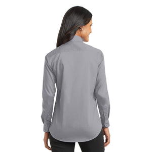 Port Authority Ladies Long Sleeve Value Poplin Shirt. L632