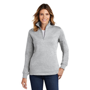 Sport-Tek Ladies 1/4-Zip Sweatshirt. LST253