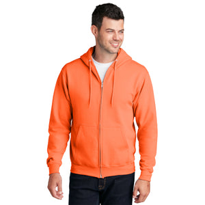 Port & Company - Core Fleece Full-Zip Hooded Sweatshirt. PC78ZH