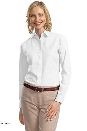 Port Authority Ladies Long Sleeve Value Poplin Shirt. L632