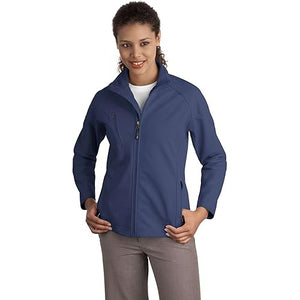 Port Authority Ladies Textured Soft Shell Jacket. L705