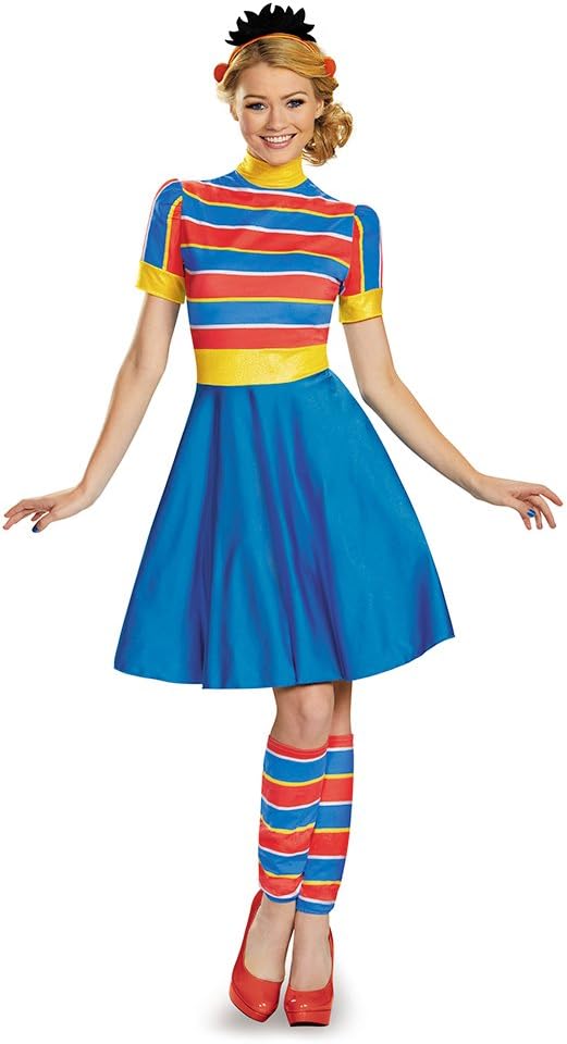 Sesame Street Adult Ernie Ladies Costume