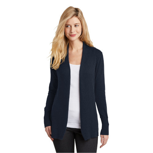 Port Authority Ladies Open Front Cardigan Sweater. LSW289