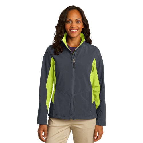 Port Authority Ladies Core Colorblock Soft Shell Jacket. L318