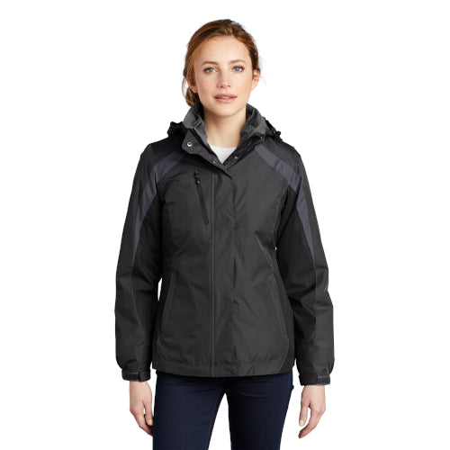 Port Authority Ladies Colorblock 3-in-1 Jacket. L321