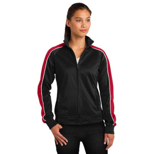 Sport-Tek Ladies Piped Tricot Track Jacket. LST92