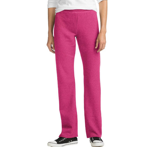 Hanes Comfortsoft Ecosmart Women's Open Leg Fleece Sweatpants