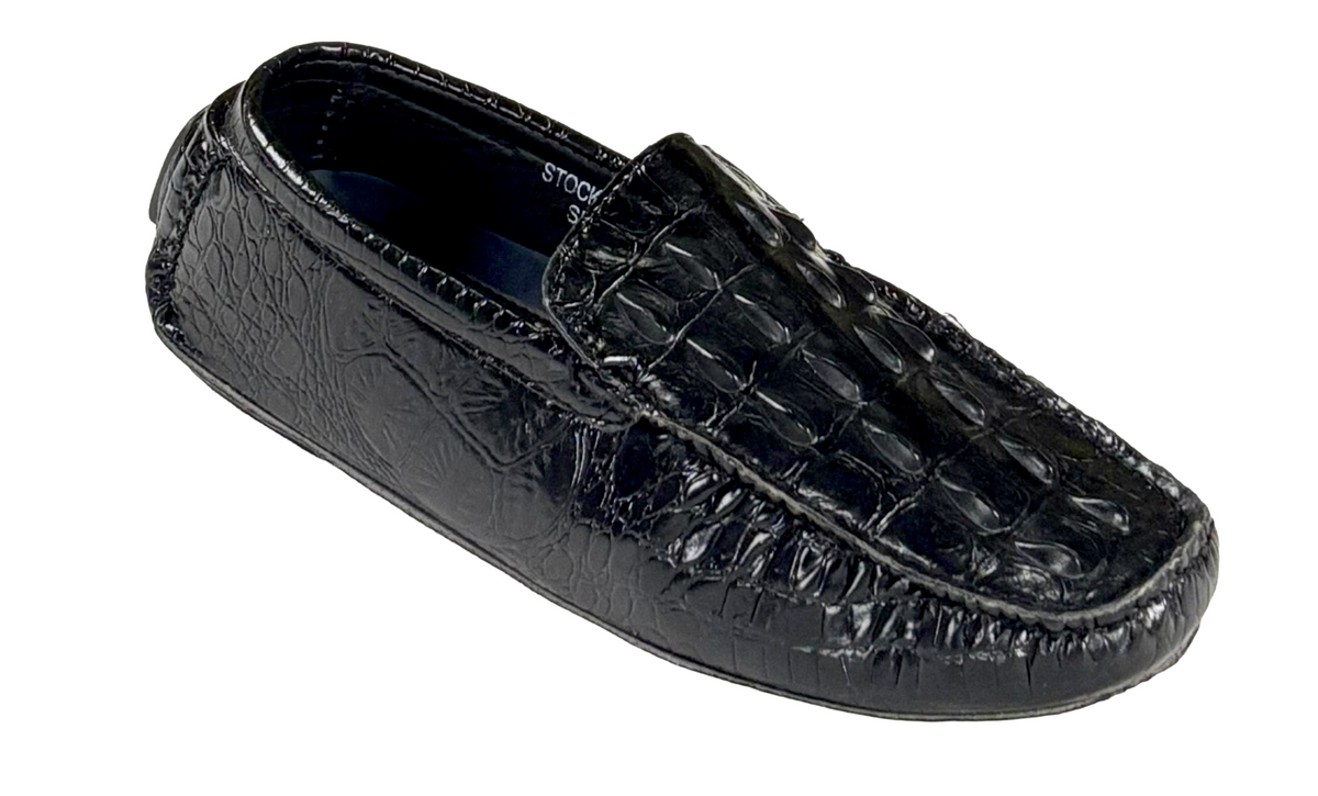 AC Casuals 6447 Men's Croc Print Driving Moc Shoes