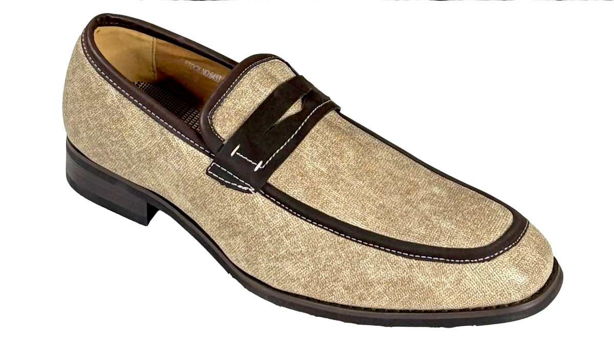 AC Casuals 6453 Men's Penny Loafer Casual Shoes