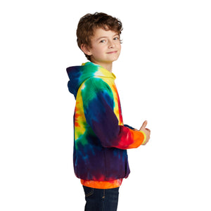 Port & Company Youth Tie-Dye Pullover Hooded Sweatshirt. PC146Y