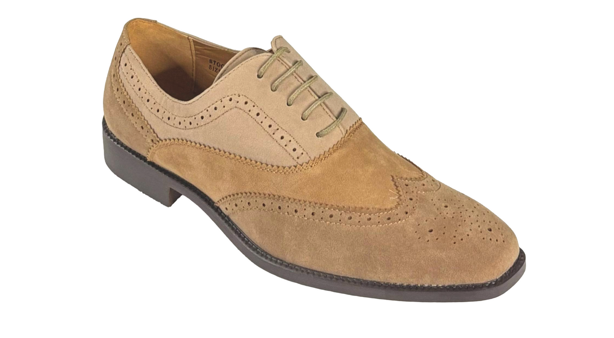 Antonio Cerrelli 6566 Men’s Two Tone Oxford Dress Shoes