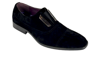 After Midnight 6593 Men's Faux Suede Slip On Dress Shoes