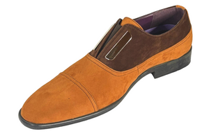 After Midnight 6593 Men's Faux Suede Slip On Dress Shoes