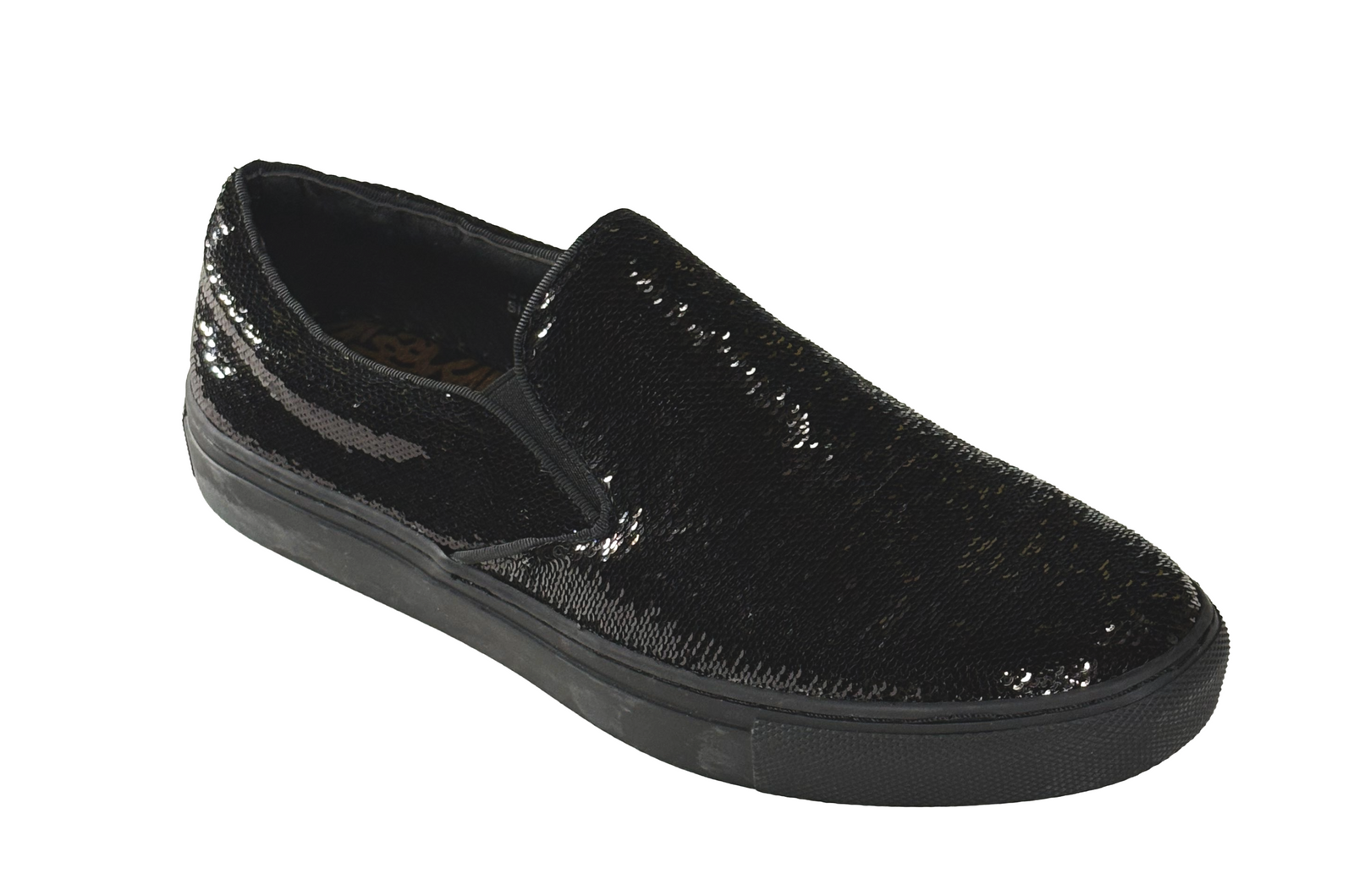 After Midnight 6758 Men’s Sequin Slip-On Sneakers – Casual Fashion Low Top Shoes